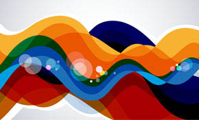 Colorful Wave Abstract Background